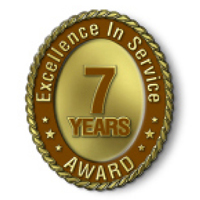 Excellence in Service - 7 Year Award
